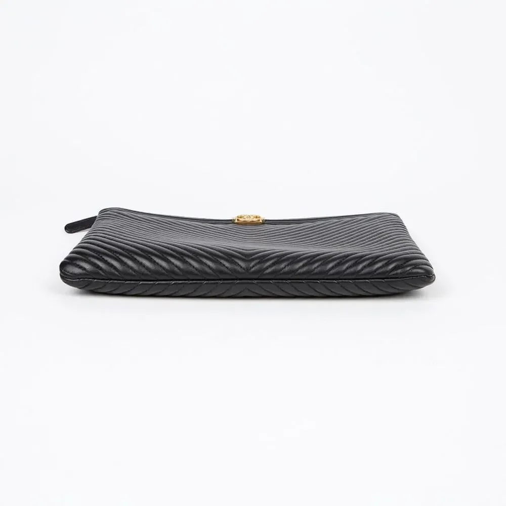 Chevron Boy New Medium Clutch